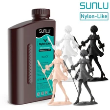 SUNLU 1000G Nylon-Like 3D Printer Resin UV 405nm Strong Durable LCD/ SLA/ DLP