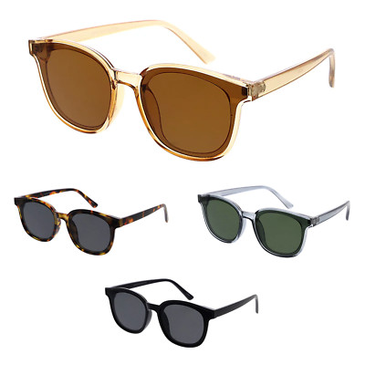 Womens Trendy 2024 Classic Round Retro Vintage Shades Large Frame Sunnies