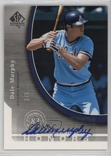 2005 SP Collection Authentic Honors Signatures 3/5 Dale Murphy #SH-DM Auto 05bt
