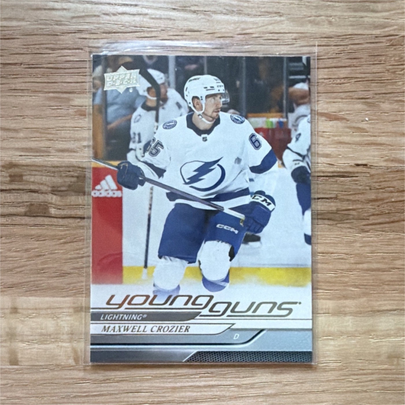 Upper Deck 2024-25 Series 1 Young Guns Rookie Maxwell Crozier #218 Lightning