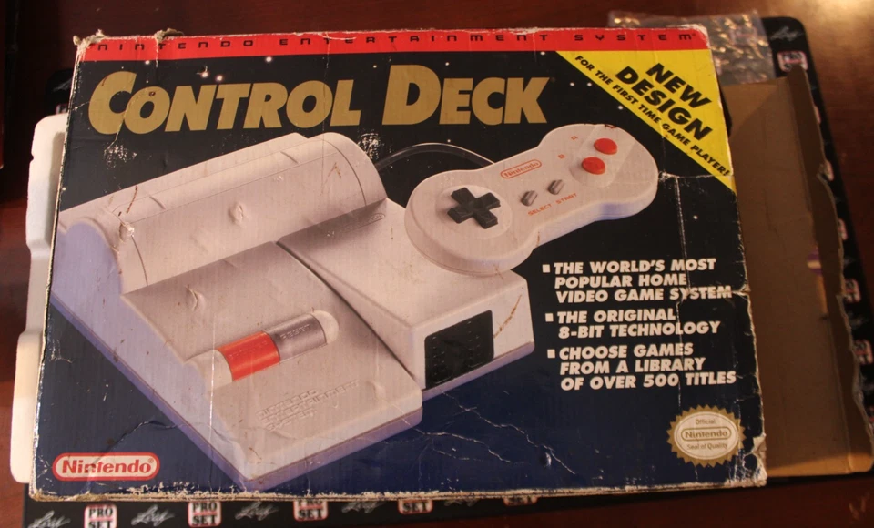 Consola Nintendo NES Top Loader Sistema Control Deck CIB Completo en Caja, ¡PROBADO! Foto 2 de 4