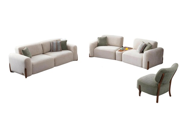 Sofagarnitur 3+2+1 Sitzer Set Design Sofa Polster Couchen Couch Modern Luxus-image