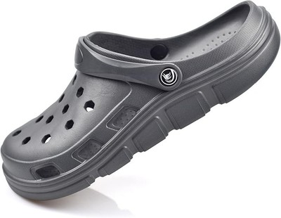 PIMIO Garden Clogs for Women and Men,Slip On Work Shoes with Arch Support,Womens