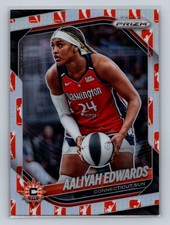 2025 Panini Prizm WNBA #94 Aaliyah Edwards WNBA Logo Prizm