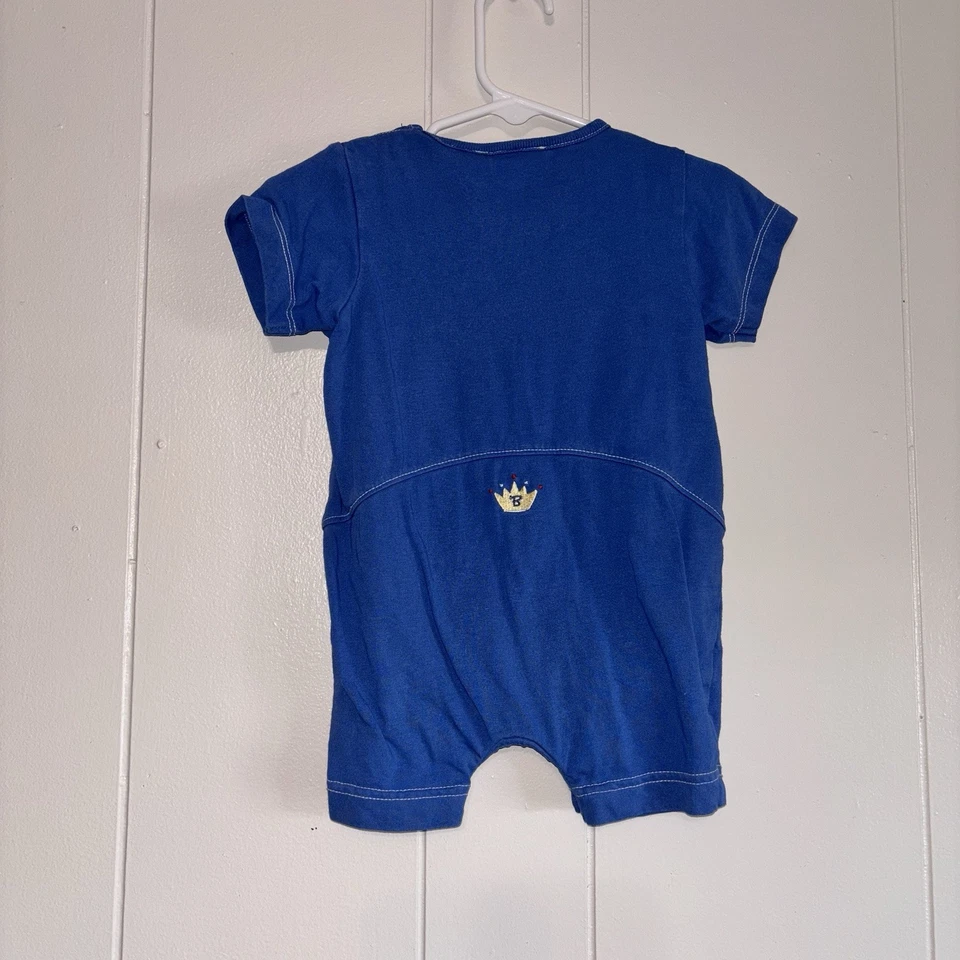 Mameluco vintage Nordstrom Baby Prince 6 meses una pieza algodón bordado  Foto 2 de 4