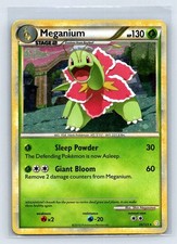 Pokémon TCG Meganium Reverse Holo Rare HeartGold SoulSilver 26/123