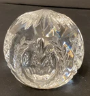 Vtg Waterford Crystal Times Square 2001 Hope for Abundance Paperweight Signed