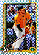 Willie MacIver RC X-Fractor 2025 Topps Chrome Update Free Shipping #USC81 A's
