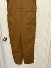 Gap Women's Brown Sleeveless Collared Zip Jumpsuit Straight Leg Pockets Size 10 — photo 2
