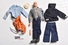 Vintage GI Joe 12" Figure with Sailor Suit and accessories