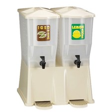 Tablecraft TW33DP 6 gal Slimline Dual Cold Beverage Dispenser