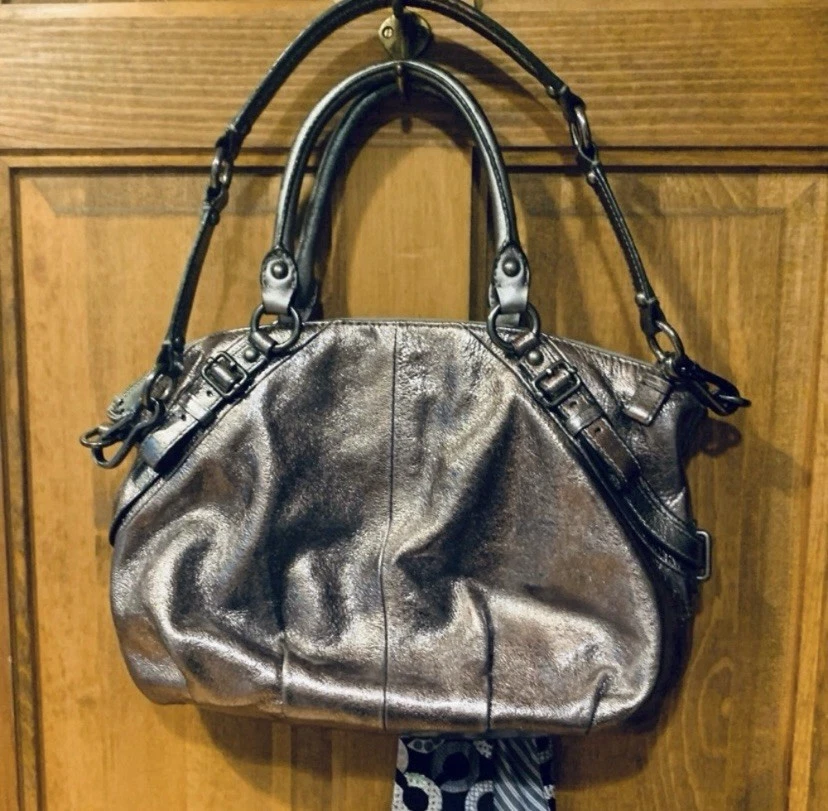 Borsa Coach vintage MADISON J1020 15960 in pelle metallizzata