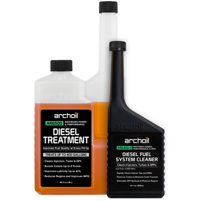 Archoil Diesel Fuel System Kit - AR6500 (40oz) + AR6400-D (12oz)