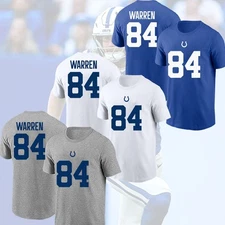 HOT PLAYER! Tyler Warren #84 Indianapolis Colts Name & Number Fan Favorite