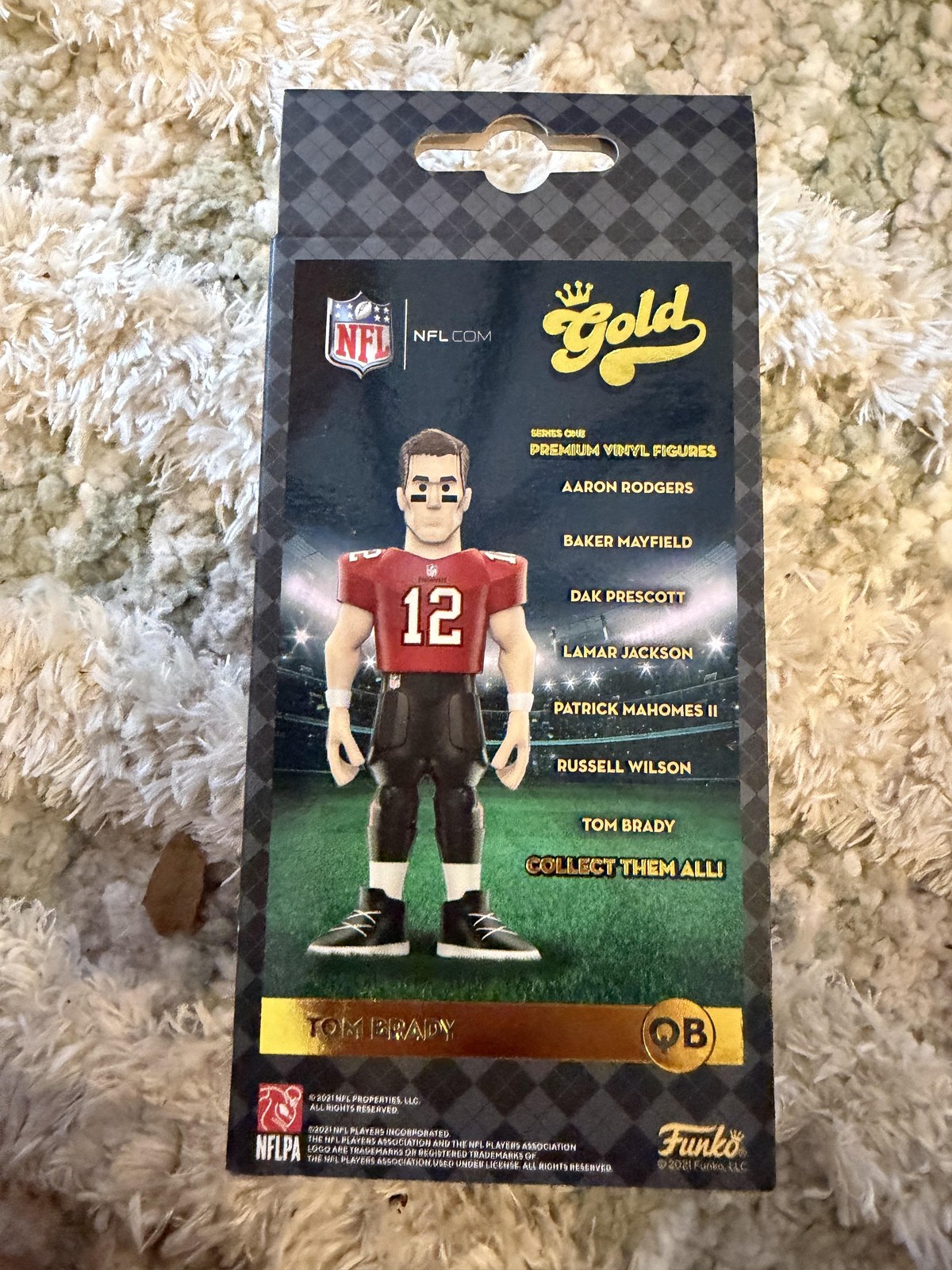 Tom Brady Funko 5" Vinyl Gold CHASE Figure NFL New England Patriots New