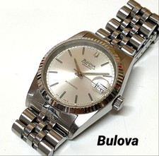 Bulova Super Seville 4460102 Auto 35mm 17cm 6.69in Mens Watch Working Japan