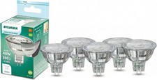 MR16 LED Bulbs Cool White 4000K 4.3W 380 Lumens 12V Sylvania 5 Pack