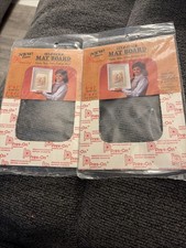 Vintage Press-On Self Stick Art Needlework Mounting Board Mat 5x7 Lot Of 2