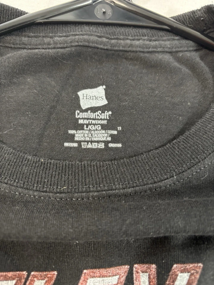 Motley Crue North American Tour 2013 Black Concert Graphic Tee T-shirt Large - Image 3 of 3