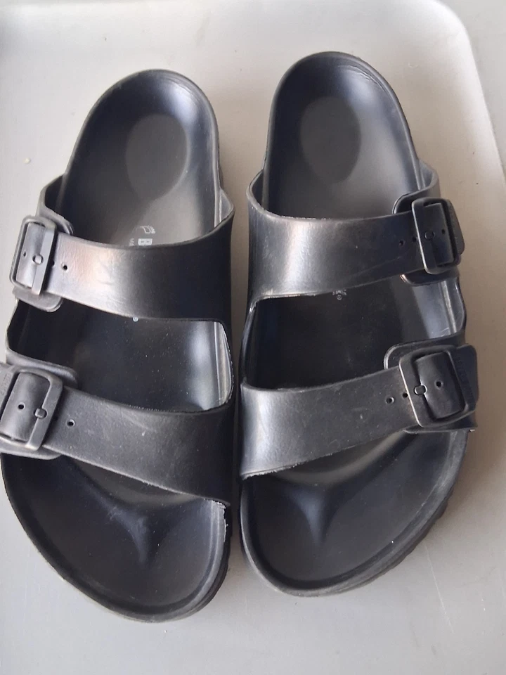 Sandalias impermeables Birkenstock Arizona EVA negras para hombre talla EU 46/US 13 Foto 3 de 4
