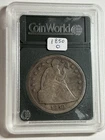 New Listing1850 O SEATED LIBERTY SILVER DOLLAR VG TOUGH DATE TYPE COIN