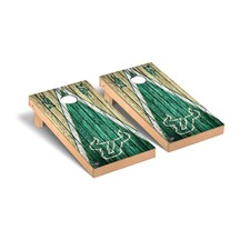 USF Bulls Cornhole Set Regulation Boards Foldable Legs Corn Filled Bags