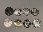 Lot Of 8- 1/10th Oz .999 Silver Rounds