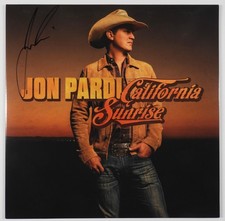Jon Pardi JSA Signed Autograph Album Record Vinyl California Sunrise