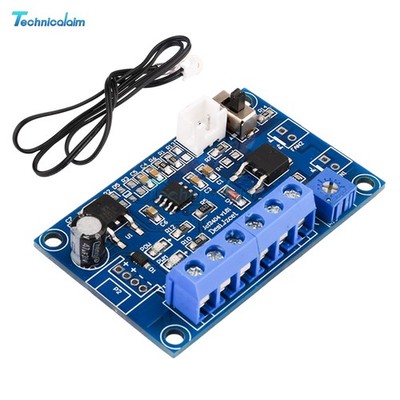 1-10pc 12V Fan Temperature Control Fan Speed Regulator Module PWM Speed Governor