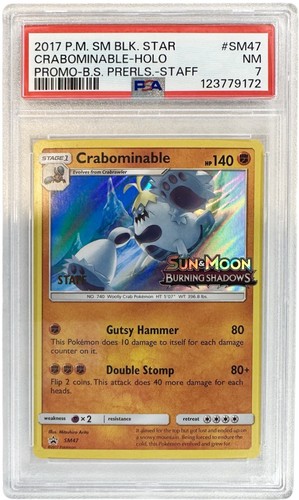Crabominable graded PSA 7 for sale on eBay