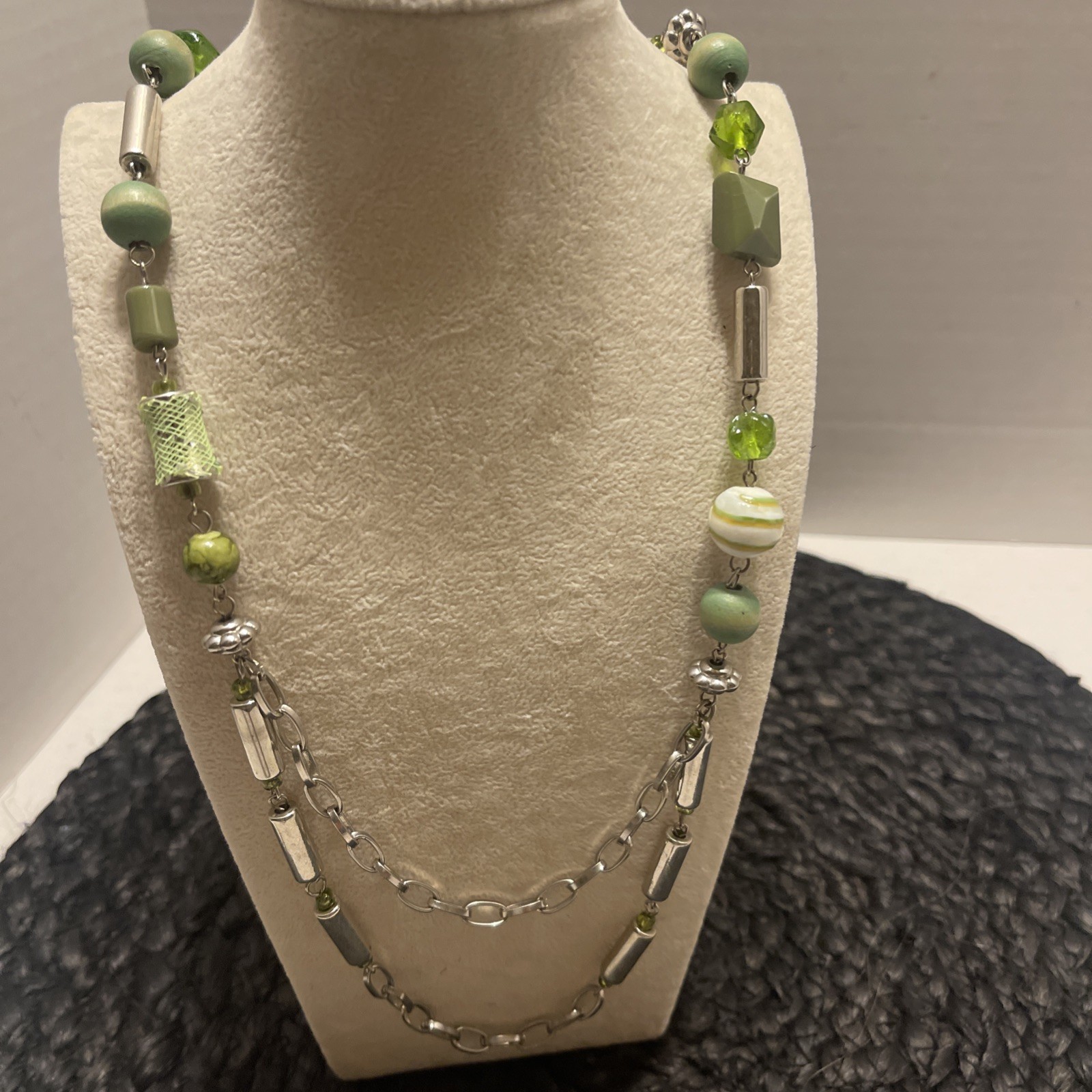 Chico's Statement Necklace Adjustable Silver Tone… - image 2