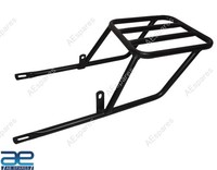 Schwarzer Hinterer GepäCkträGer FüR Royal Enfield Bullet Standard 350 500 Aes