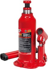 Heavy Duty 4 Ton Hydraulic Bottle Jack - Safe Reliable Vehicle Lift In Red