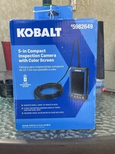 Kobalt Compact Inspection Camera 5" with Color Screen Model #5982649