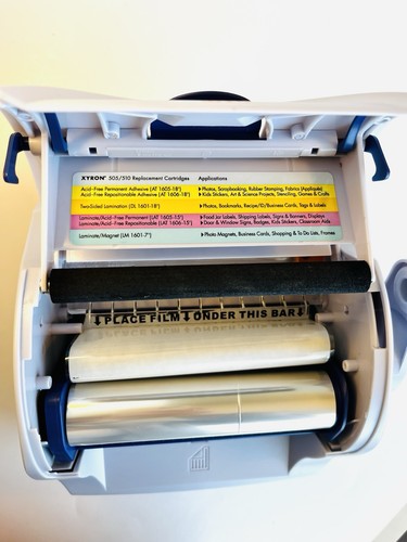 Xyron 510 Sticker Maker Laminator Machine w/ Box & Manual Used