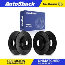 Front Rear Drilled Slotted Brake Rotors Set for Dodge Charger Chrysler 300