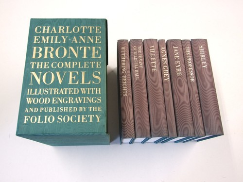 Folio Society Complete Bronte Novels Jane Eyre Wuthering Heights Agnes Grey - Picture 2 of 4