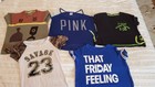 5 pc lot girl t shirts tank tops Pink Justice + more sz 10-12 Unusual b3 — photo 7