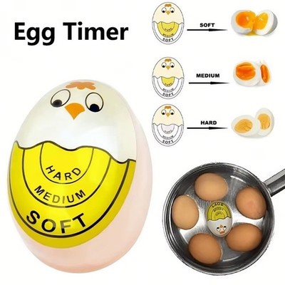 Cute Chick Egg Timer Color Change Heat Sensitive Kitchen Gadget for Perfect Eggs