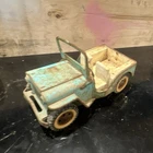 Tonka Vintage Pressed Steel Jeep Toy Car Blue & White Collectible