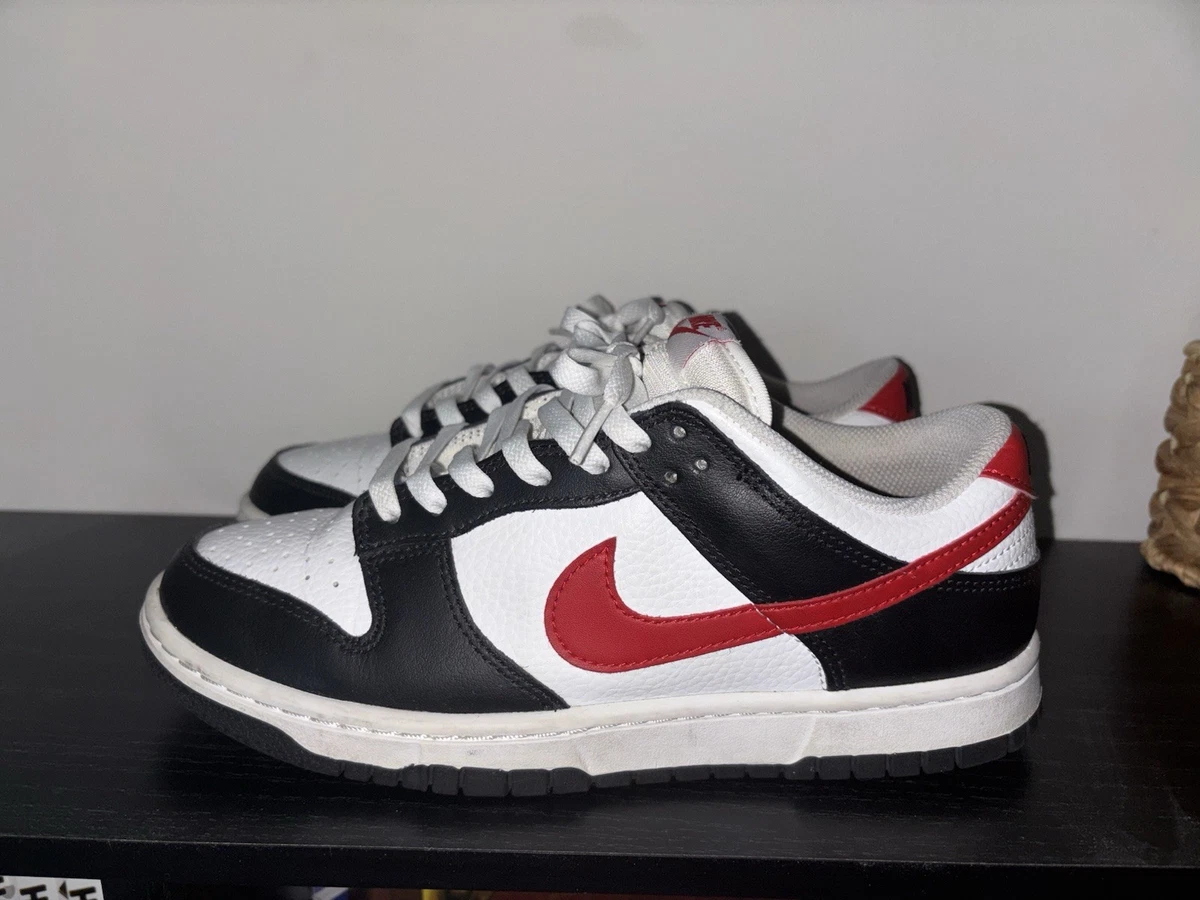 Nike Dunk Low White Black Red for Sale | Authenticity Guaranteed