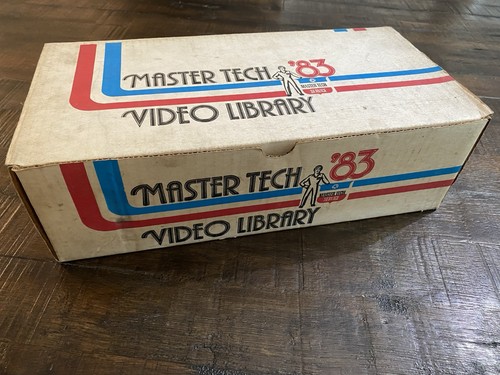 1983 Chrysler Master Tech Video Set W/ Box Mopar Plymouth Trouble Shooting