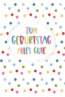 Geburtstag Alles Gute Punkte GlüCkwunschkarte Mit Umschlag