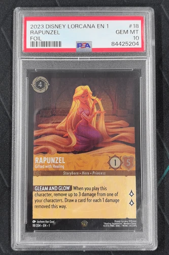 Rapunzel - Gifted with Healing 18/204 Legendary The First Chapter Lorcana PSA 10