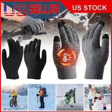 Heated Gloves USB Rechargeable Electric Winter Warming Ski Snow Hand Windproof