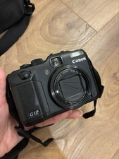 Canon PowerShot G12 10MP Digital Camera Black + Battery + Original Canon Case