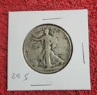 1929 s circulated Walking Liberty half dollar