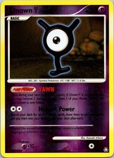 Unown (Y) Reverse Holo Uncommon Legends Awakened 81/146 LP on eBay