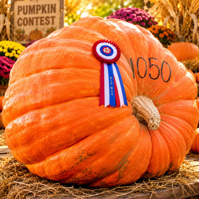 🎃 15 BIG MAX PUMPKIN SEEDS | AUTUMN GIANT HEIRLOOM 100LB ORANGE