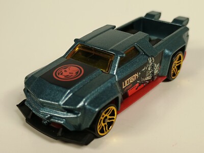 Solid Muscle Hot Wheels 2019 Avengers Series Ultron Steel Blue PR5 1:64 Loose
